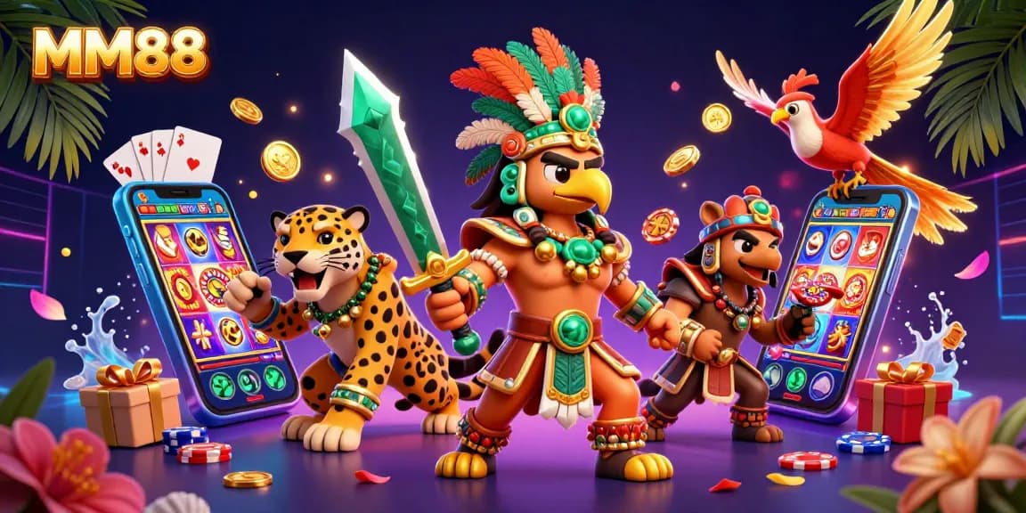Engage in vibrant gameplay at MM88 with colorful slot games and dynamic 3D characters.