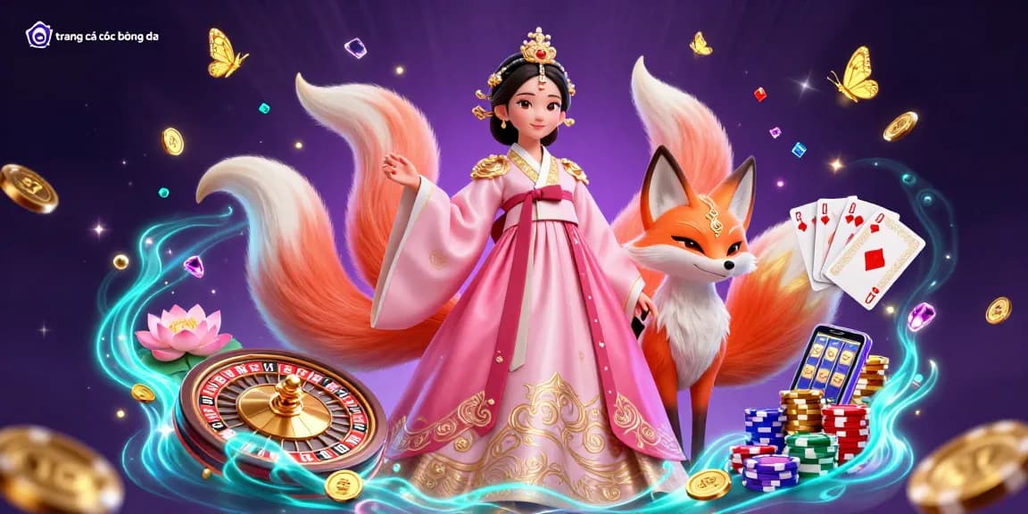 Experience exciting betting with "trang cá cược bóng đá" in a vibrant 3D casino scene filled with dynamic elements.