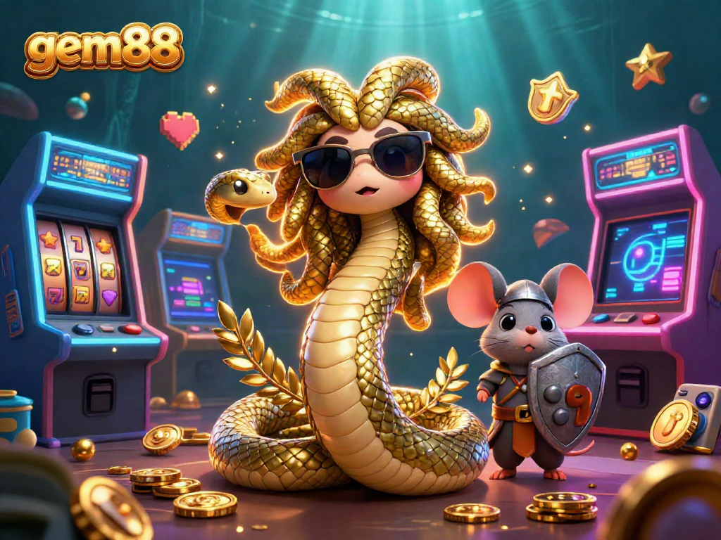 Engage in thrilling gameplay with gem88 featuring unique characters and vibrant casino elements.