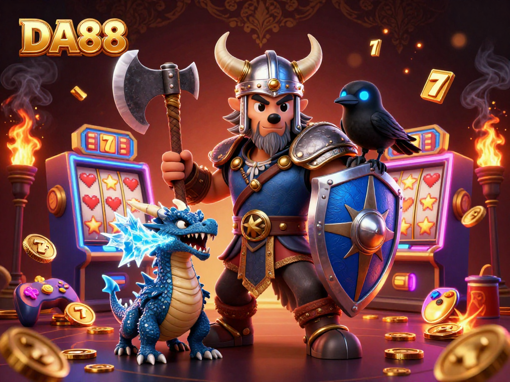 DA88 offers thrilling slot machine gaming experiences with engaging characters and vibrant visuals.