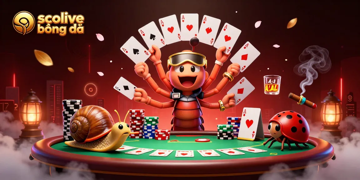 Socolive bóng đá brings thrilling poker action alive with vibrant dealer animations and high-stakes excitement.