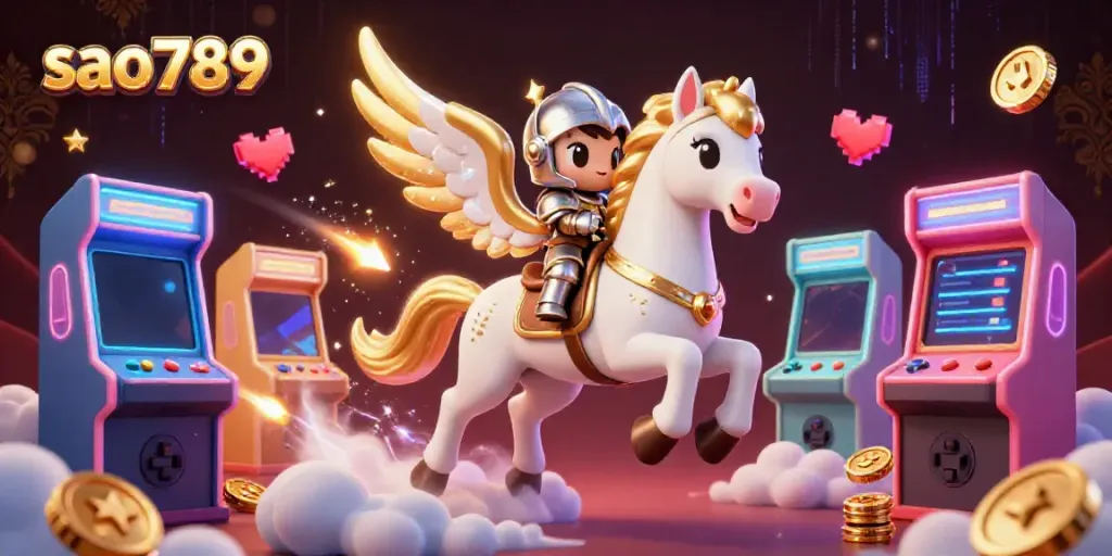 Experience exhilarating wins at sao789 with a vibrant 3D celestial casino adventure filled with game elements.