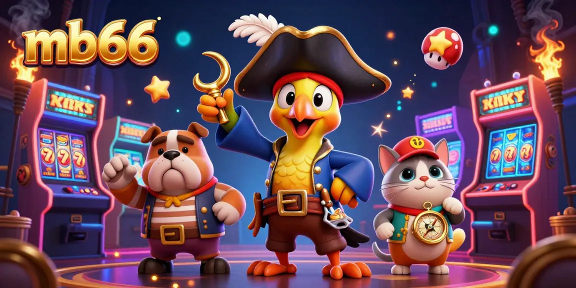 Experience the excitement of mb66 casino with vibrant characters and dynamic gaming elements in an engaging scene.