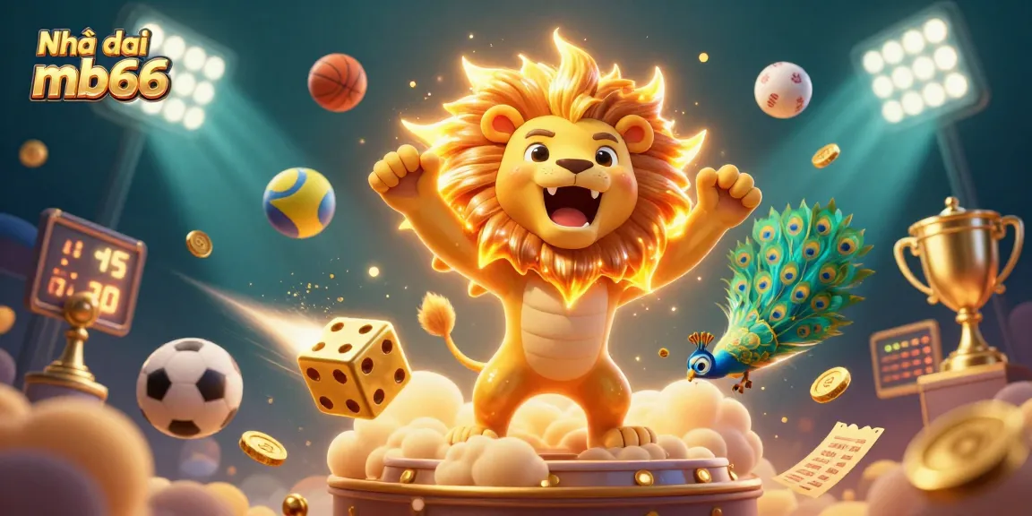Engage with Nhà cái mb66 through dynamic sports betting actions amidst vibrant casino elements.